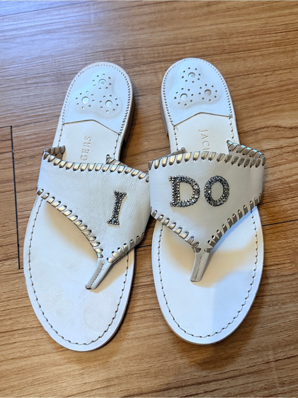Jack Rogers “i do” sandals size 10